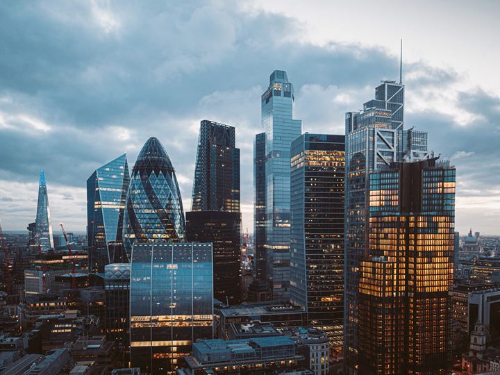 London financial district