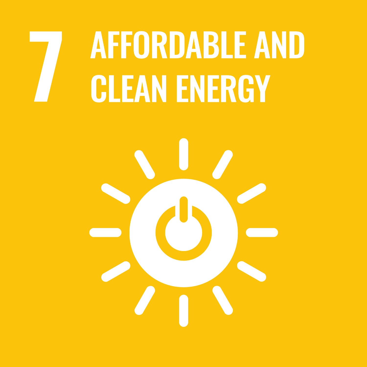 SDG 07 - Affordable and clean energy